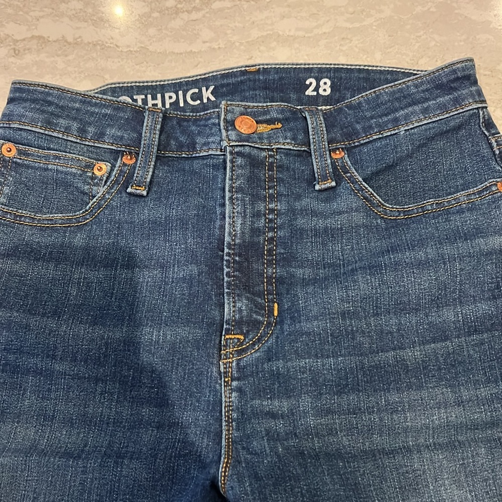 J Crew Toothpick High Rise Jeans - Picture 2 of 7